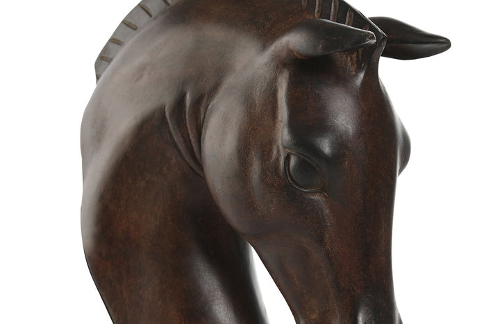 DKD Home Decor Lámpara Aplique Colonial Marrón Oscuro Negro 21.5 x 50.5 x 18 cm