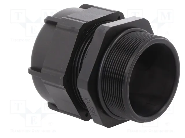 BM GROUP Sello aislante M50 1,5 IP68 Negro