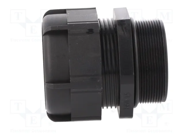 BM GROUP Sello aislante M50 1,5 IP68 Negro