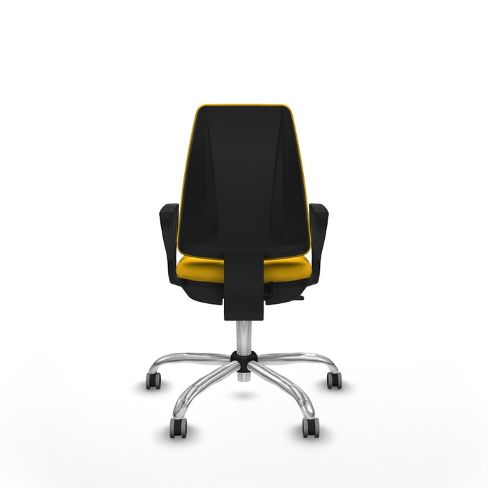 PIQUERAS Y CRESPO Silla de oficina Elche con mecanismo Contacto permanente básico Amarillo PIQUERAS Y CRESPO Silla de oficina Elche con mecanismo Contacto permanente básico Amarillo