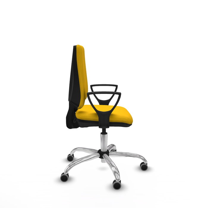 PIQUERAS Y CRESPO Silla de oficina Elche con mecanismo Contacto permanente básico Amarillo PIQUERAS Y CRESPO Silla de oficina Elche con mecanismo Contacto permanente básico Amarillo