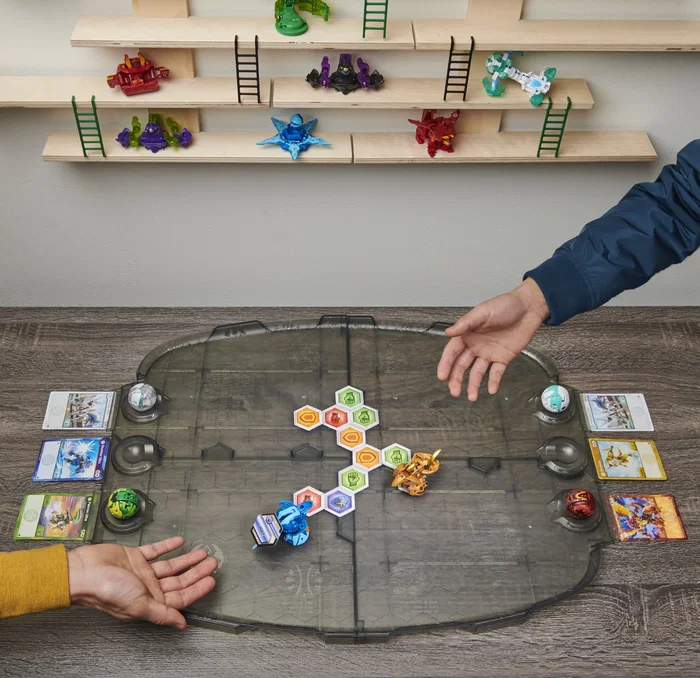 Generico Juguete Bakugan tablero deluxe con Sharktar dorado exclusivo