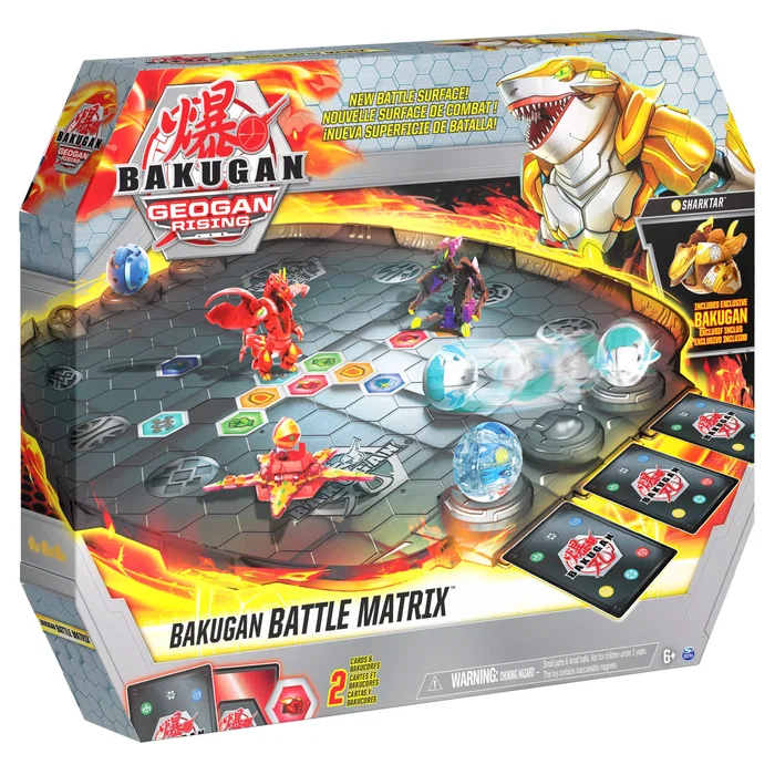 Generico Juguete Bakugan tablero deluxe con Sharktar dorado exclusivo