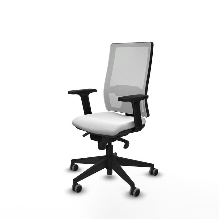 PIQUERAS Y CRESPO Silla de oficina Horna con mecanismo Sincro y color Blanco