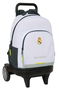 Safta Mochila Grande Real Madrid Evolutiva Compacta con Ruedas 25/26 33x45x22 cm