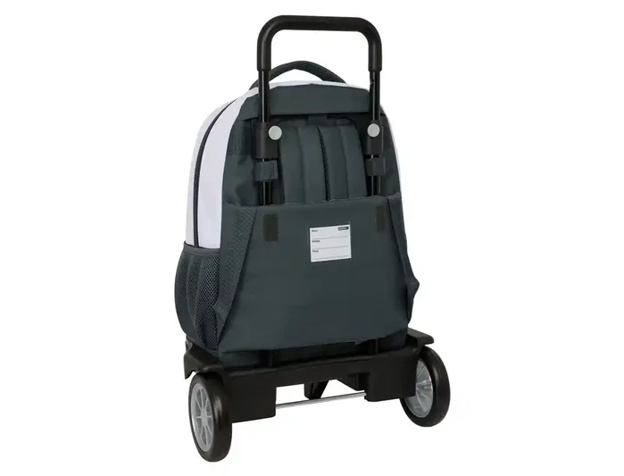 Safta Mochila con Ruedas Compact Evolution Real Madrid Equipación 25/26