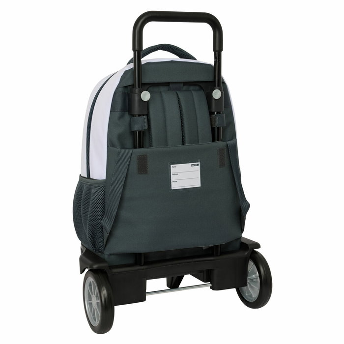 Safta Mochila con Ruedas Compact Evolution Real Madrid Equipación 25/26