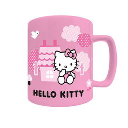 Pyramid Taza Hello Kitty Funda Peluche 440ml Cerámica Apta Microondas Lavavajillas