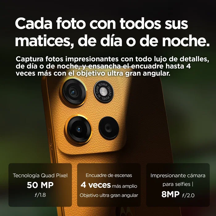 Motorola Moto G15 4G 8GB/256GB 6.72 pulgadas Naranja Motorola Moto G15 4G 8GB/256GB 6.72 pulgadas Naranja