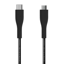 Aisens Cable USB 2.0 3A Tipo C a Micro B Negro 1 Metro - Carga Rápida y Transferencia de Datos