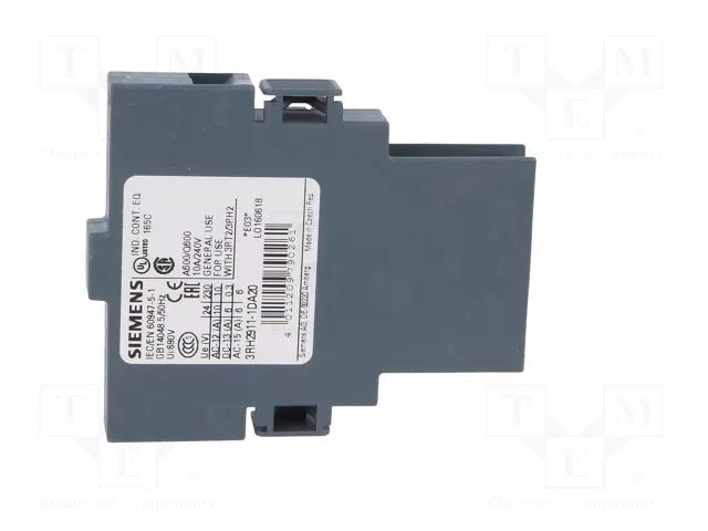 SIEMENS 3RH2911-1DA20 Contactores auxiliares S0, S00, S2 con agarres de tornillo