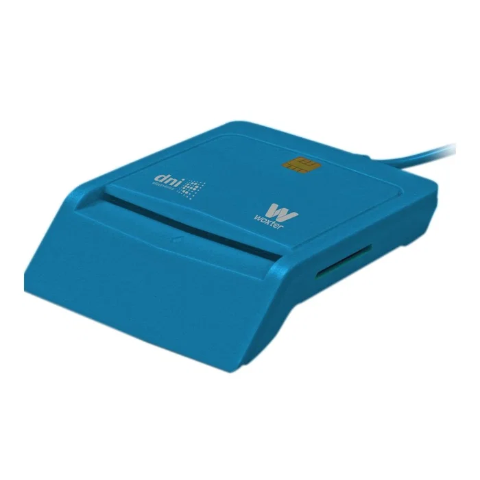 Woxter PE26-146 Lector de DNI Electrónico y Tarjetas Inteligentes - Lector de Tarjetas Multimedia USB 2.0 con 3 Ranuras, Color Azul Woxter PE26-146 Lector de DNI Electrónico y Tarjetas Inteligentes - Lector de Tarjetas Multimedia USB 2.0 con 3 Ranuras, Color Azul