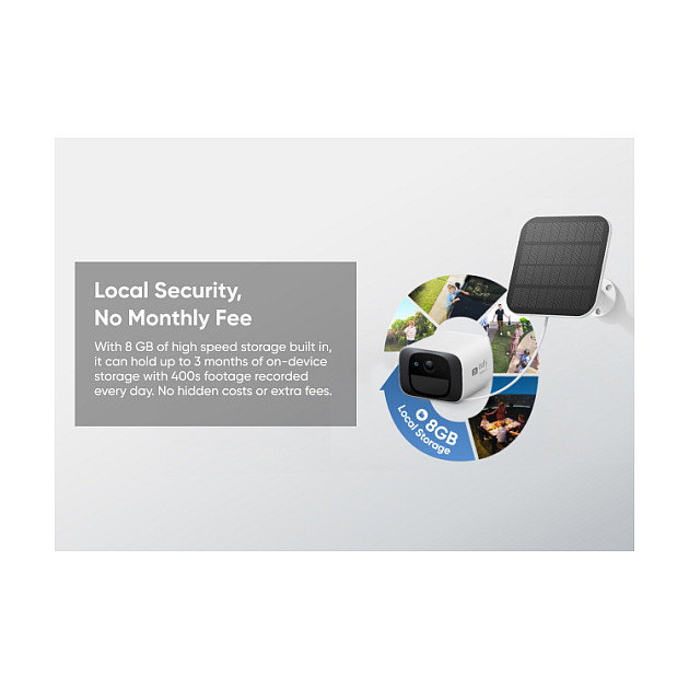 EUFY SoloCam C210 Cámara de Seguridad 2K con Panel Solar EUFY SoloCam C210 Cámara de Seguridad 2K con Panel Solar
