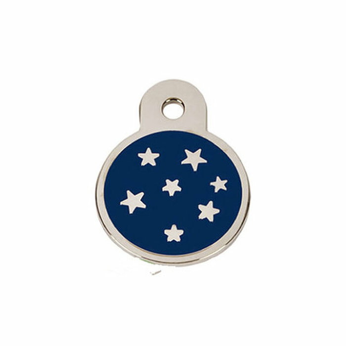 Placa identificativa para collar Imarc PetScribe Passion Azul Plata