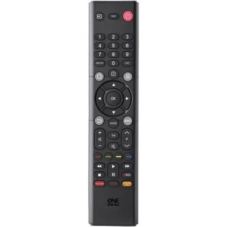 One For All Mando Universal URC1322 para TV TCL/Thomson, Mando de Reemplazo con Aprendizaje, Compatible con Todos los Modelos One For All Mando Universal URC1322 para TV TCL/Thomson, Mando de Reemplazo con Aprendizaje, Compatible con Todos los Modelos