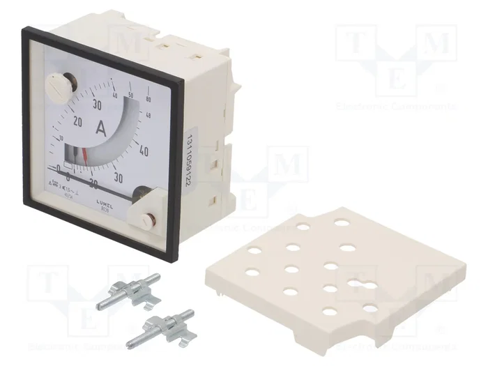 LUMEL BE39 Amperímetro analógico para panel 0-40A AC 300V 96x96x64mm LUMEL BE39 Amperímetro analógico para panel 0-40A AC 300V 96x96x64mm