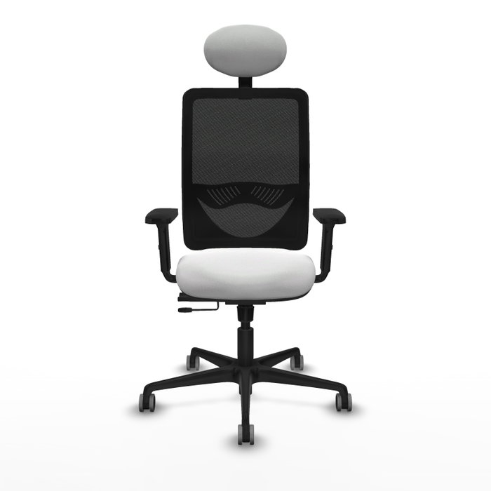 PIQUERAS Y CRESPO Silla de oficina Zulema con mecanismo Sincro/Traslack, Blanco y Negro PIQUERAS Y CRESPO Silla de oficina Zulema con mecanismo Sincro/Traslack, Blanco y Negro