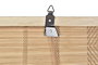 DKD Home Decor Estor Balines Marron Oscuro 3 x 175 x 120 cm Bambú Poliéster