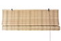 DKD Home Decor Estor Balines Marron Oscuro 3 x 175 x 120 cm Bambú Poliéster