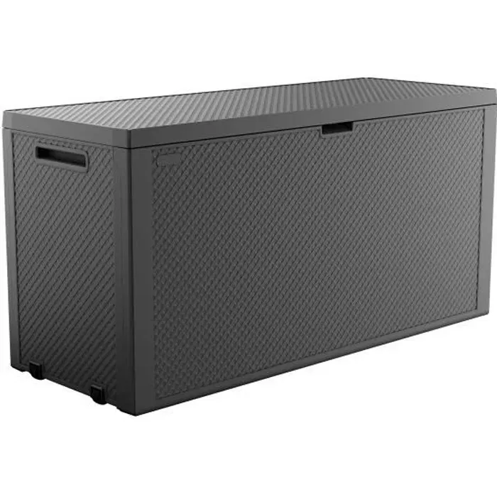 Keter Caja de Jardín Emily 270L Antracita Resistente a la Intemperie y Rayos UV para Exterior Keter Caja de Jardín Emily 270L Antracita Resistente a la Intemperie y Rayos UV para Exterior