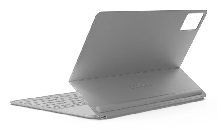 Lenovo ZG38C07521 Teclado con Funda Pogo Pin para Tablet Lenovo Idea Tab Plus, Color Gris Cloud Grey