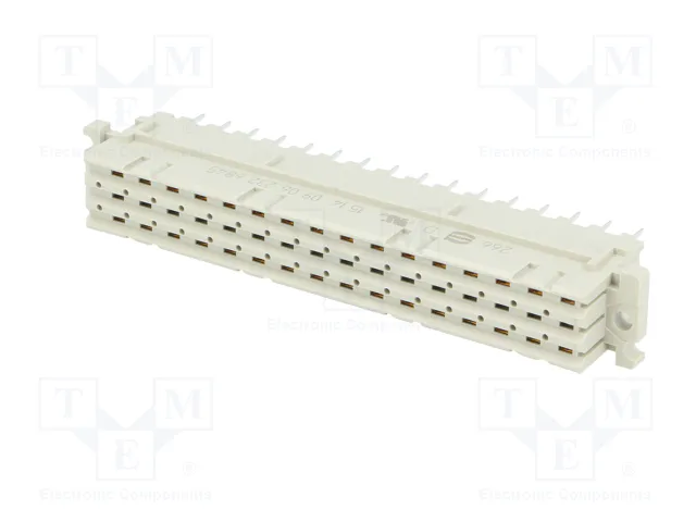 HARTING Conector DIN 41612 Hembra de 32 Pines Recto THT