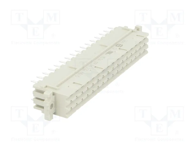 HARTING Conector DIN 41612 Hembra de 32 Pines Recto THT