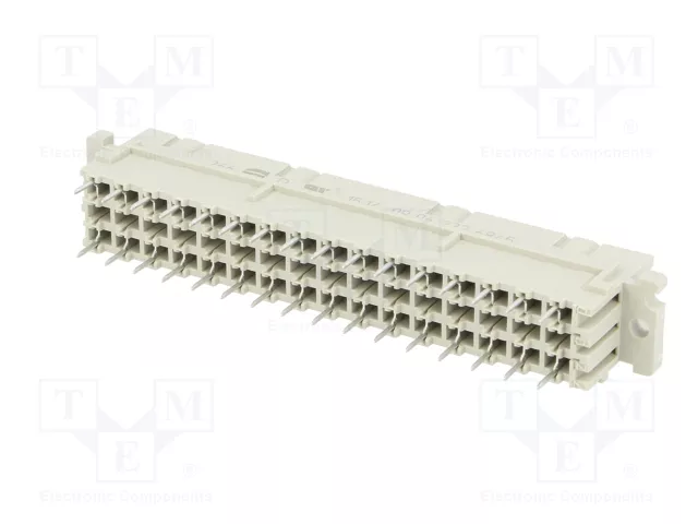 HARTING Conector DIN 41612 Hembra de 32 Pines Recto THT