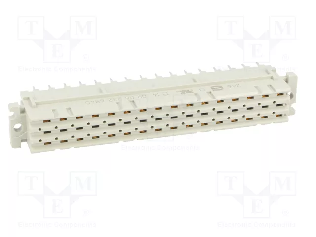 HARTING Conector DIN 41612 Hembra de 32 Pines Recto THT