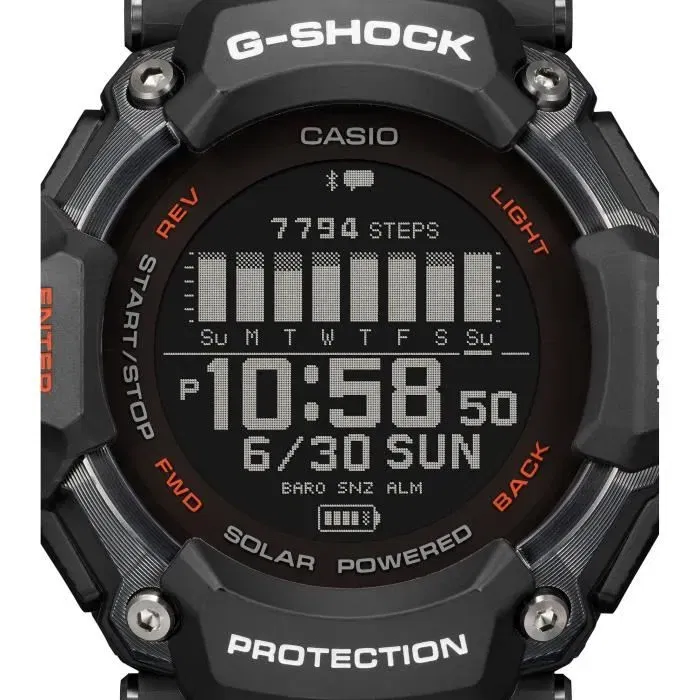 Casio G-Shock Sport GBD-H2000-1AER Reloj Inteligente - Negro y Naranja