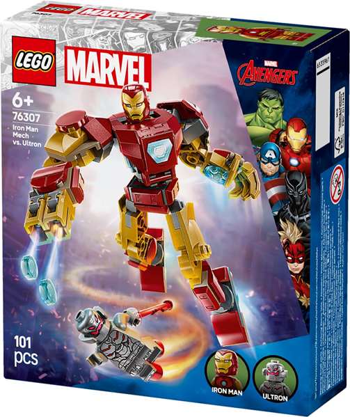 LEGO Armadura Robótica Iron Man vs. Ultrón 76307