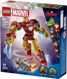 Lego Marvel Construcción Armadura Robótica de Iron Man vs Ultrón Juego para Niños de 6+ Años