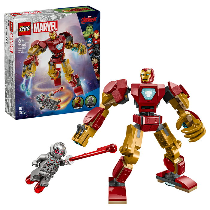 LEGO Marvel Armadura Robótica de Iron Man vs. Ultrón 76307 LEGO Marvel Armadura Robótica de Iron Man vs. Ultrón 76307