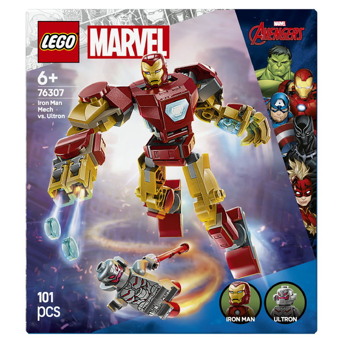 LEGO Marvel Armadura Robótica de Iron Man vs. Ultrón 76307 LEGO Marvel Armadura Robótica de Iron Man vs. Ultrón 76307