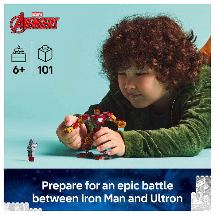LEGO Armadura Robótica Iron Man vs. Ultrón 76307