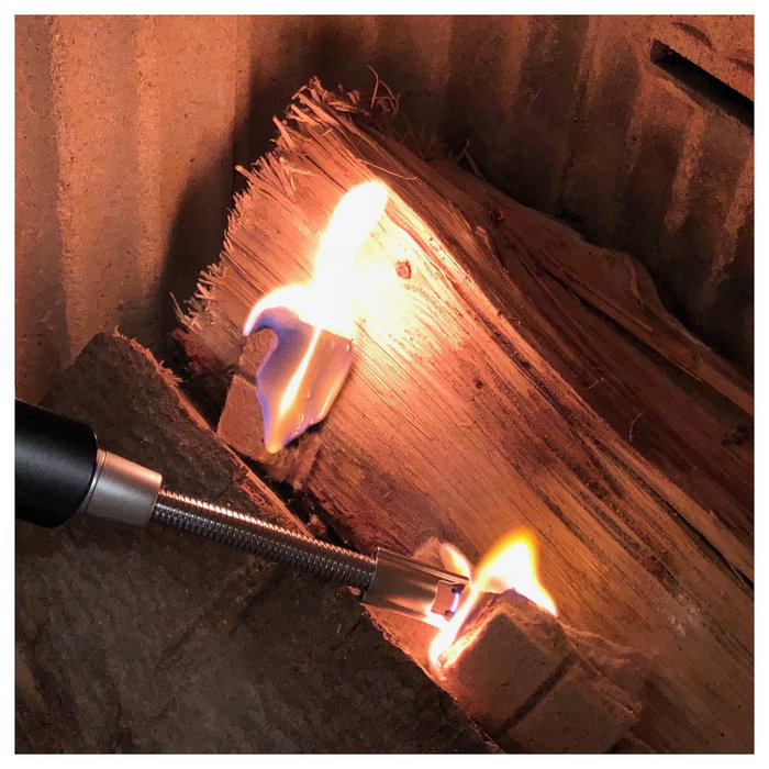 TFA Encendedor de arco negro y plata