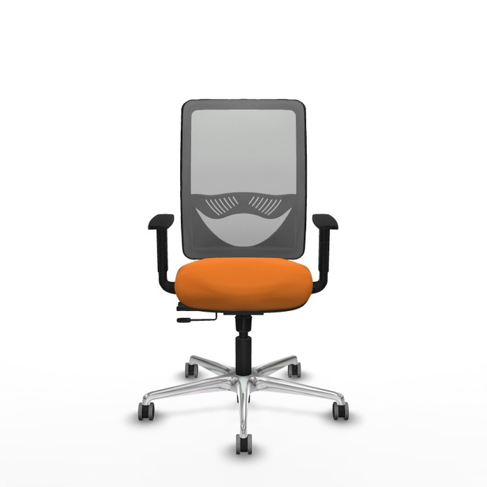 PIQUERAS Y CRESPO Silla de oficina Zulema Naranja y Gris PIQUERAS Y CRESPO Silla de oficina Zulema Naranja y Gris