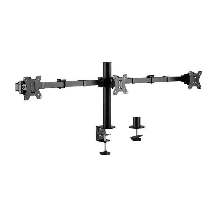 LogiLink Soporte triple para monitores de 17-27 pulgadas con brazo ajustable LogiLink Soporte triple para monitores de 17-27 pulgadas con brazo ajustable