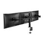 LogiLink Soporte triple para monitores de 17-27 pulgadas con brazo ajustable