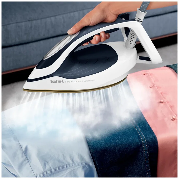 Tefal Pro Express Ultimate II GV9712E0 Steam Iron 3000W Azul Blanco