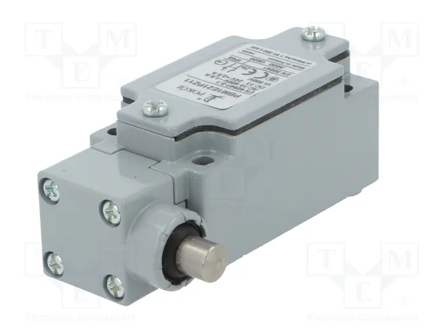 POKÓJ Interruptor de fin de carrera con espárrago Ø10mm, NO + NC, 10A