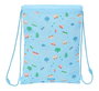 Bolsa Mochila con Cuerdas Safta Coches Azul 26 x 34 x 1 cm