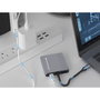 Conceptronic DONN13G Adaptador USB-C 4 en 1 con 2x HDMI, USB 3.0 y 100W PD Gris