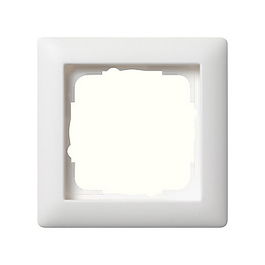 GIRA Marco Estándar 1 Módulo Blanco Sedoso GIRA 0211 04