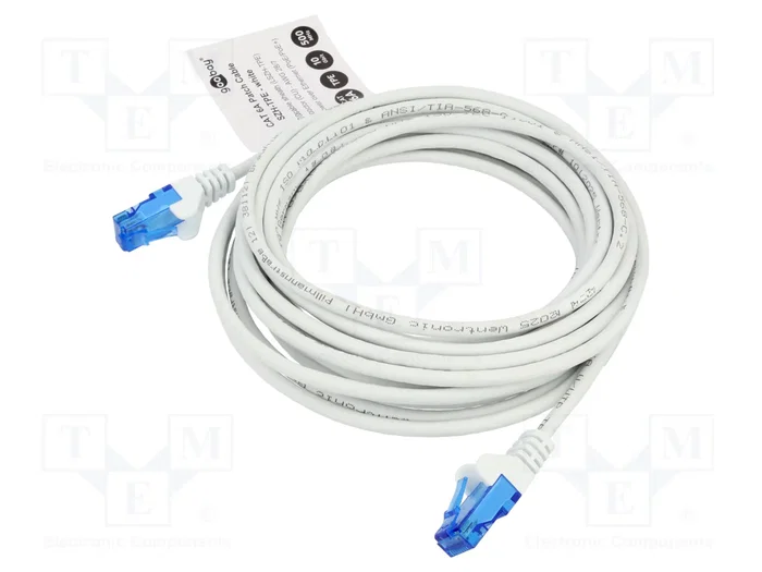GOOBAY Patch cord Cat 6a U/UTP 5m Blanco