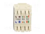 PANDUIT Conector RJ45 hembra Cat 6a blanco