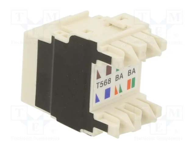 PANDUIT Conector RJ45 hembra Cat 6a blanco