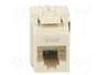 PANDUIT Conector RJ45 hembra Cat 6a blanco