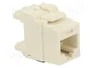 PANDUIT Conector RJ45 hembra Cat 6a blanco
