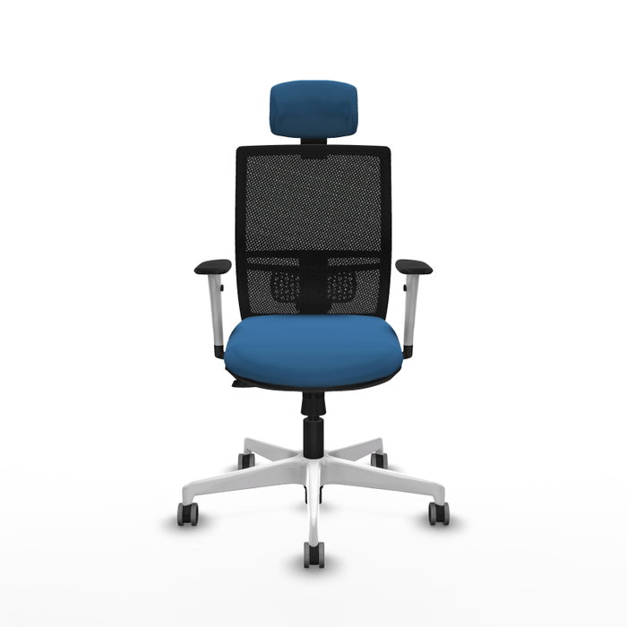 PIQUERAS Y CRESPO Silla de oficina Yunquera Azul claro con mecanismo Sincro/Traslack PIQUERAS Y CRESPO Silla de oficina Yunquera Azul claro con mecanismo Sincro/Traslack